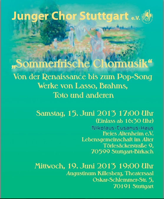 sommerfrische chormusik sommerfrische chormusik